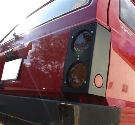 jeep xj metal tail light housings|96 jeep cherokee tail lights.